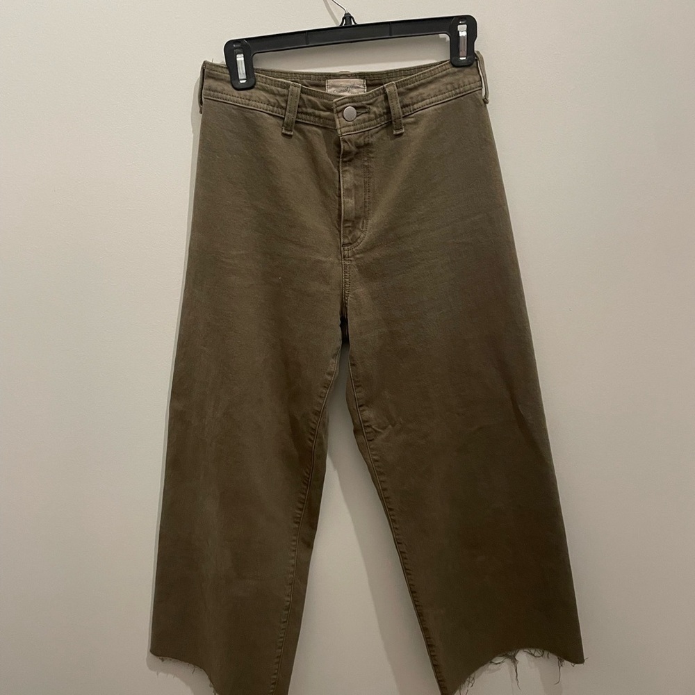 Universal Thread Olive High-Rise Wide Leg Jeans